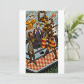 Martyrium des Heiligen Thomas von Canterbury Dankeskarte (Stehend Vorderseite)