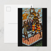 Martyrium des Heiligen Thomas von Canterbury Postkarte (Vorne/Hinten)