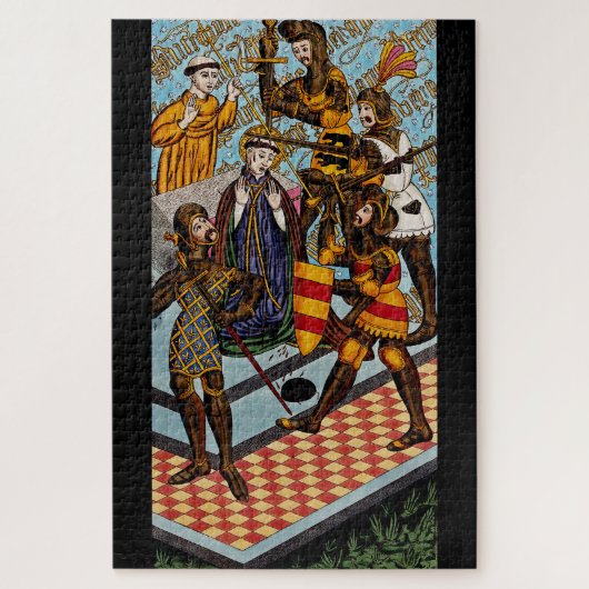 Martyrium des Heiligen Thomas von Canterbury Puzzle (Vertikal)