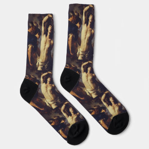 Martyrium des Hl. Sebastian von Andrea Vaccaro Socken