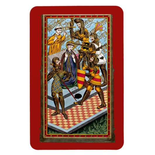 Martyrium des hl. Thomas Becket (M 031) Magnet (Vertikal)