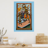 Martyrium des hl. Thomas Becket (M 031) Poster (Küche)