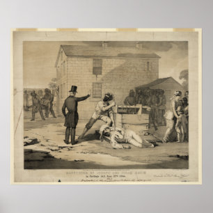 Martyrium des Joseph & Hiram Smiths im Carthage-Ge Poster