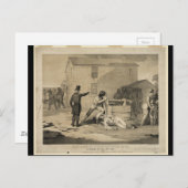 Martyrium des Joseph & Hiram Smiths im Carthage-Ge Postkarte (Vorne/Hinten)