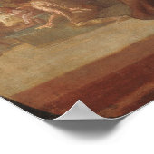 Martyrium Saint Lucy - Veronese Art Poster (Ecke)