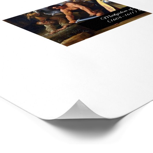 Martyrium Saint Margaret Poster (Ecke)