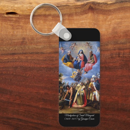 Martyrium Saint Margaret Schlüsselanhänger (Vorderseite)