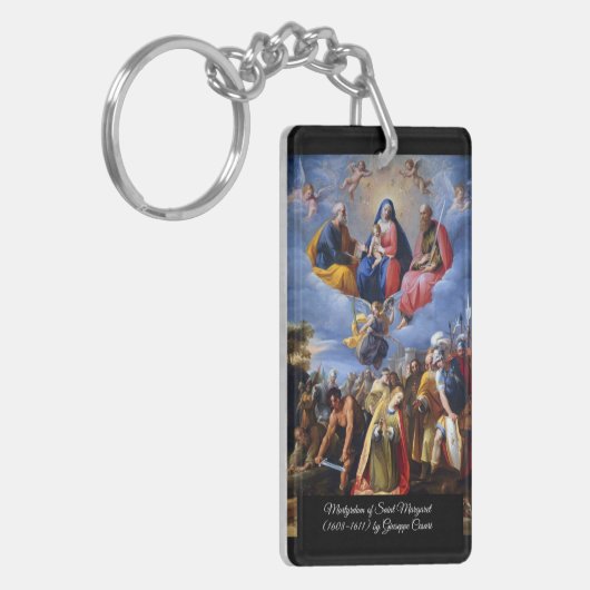 Martyrium Saint Margaret Schlüsselanhänger (Vorderseite links)