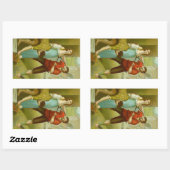 Martyrium von St. Agatha (M 003) Rechteckiger Aufkleber (Blatt)