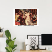 Martyrium von St. Agatha, von Sebastiano del Piomb Poster (Heimbüro)