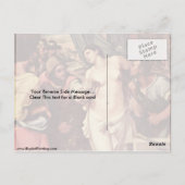 Martyrium von St. Agatha, von Sebastiano del Piomb Postkarte (Rückseite)