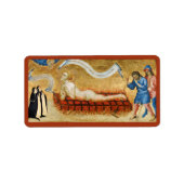 Martyrium von St. Lawrence mit zwei Nonnen (M 022) Adressaufkleber (Vorne)