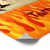 Martyrium von St. Lawrence mit zwei Nonnen (M 022) Poster (Ecke)