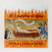 Martyrium von St. Lawrence mit zwei Nonnen (M 022) Puzzle (Vertikal)