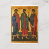 Martyrs Anthony John Eustathius Prayer Card Platzkarte (Vorderseite)