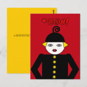 Martzkin Pop Art Postcard © 2012 M. Martz Postkarte (Vorne/Hinten)