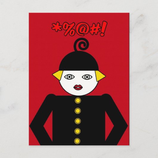 Martzkin Pop Art Postcard © 2012 M. Martz Postkarte (Vorderseite)