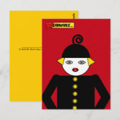 Martzkin Pop Art Postcard © 2012 M. Martz Postkarte (Vorne/Hinten)