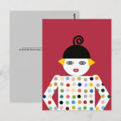 Martzkin Pop Art Postcard © 2012 M. Martz Postkarte (Vorne/Hinten)