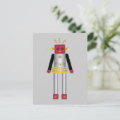 Martzkins Boy Robot Postcard © 2012 M. Martz Postkarte (Stehend Vorderseite)