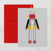 Martzkins Boy Robot Postcard © 2012 M. Martz Postkarte (Vorne/Hinten)