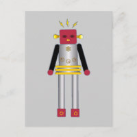 Martzkins Boy Robot Postcard © 2012 M. Martz