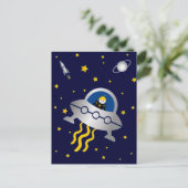 Martzkins In Outer Space Postcard © 2012 M. Martz Postkarte (Stehend Vorderseite)