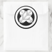 Maru Chigai Takanoha Kamon Runder Aufkleber (Tasche)