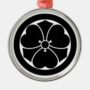 Maru ni Kenkatabami Silbernes Ornament