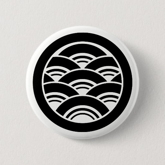 Maru ni Seigaiha Button (Vorderseite)