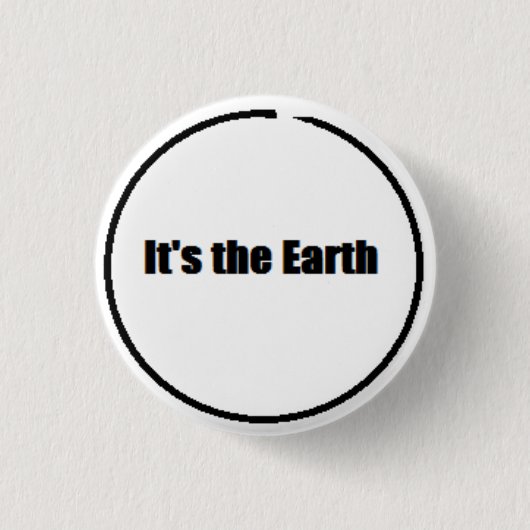 Marukaite Chikyuu Knopf Button (Vorderseite)