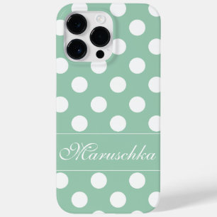 Maruschka - Ihr Individuelle Name, große Polka-Pu Case-Mate iPhone 14 Pro Max Hülle