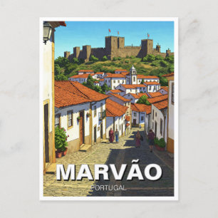 Marvao Portugal Reisen Postkarte