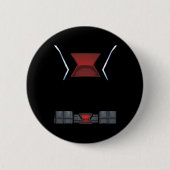 Marvel Avengers Clic Halloween Black Widow-Kostüm Button (Vorderseite)