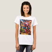 Marvel Bingo Heroes T-Shirt (Vorne ganz)