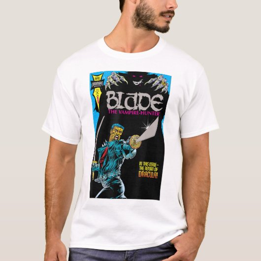 Marvel Blade die Rückkehr von Dracula Comic Cover T-Shirt (Vorderseite)