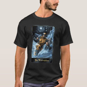 Marvel Comic Wolverine Mondlicht Karte Kunst Grafi T-Shirt