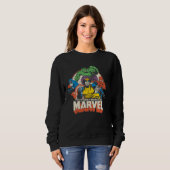 Marvel Comics Die Mighty Welt von Marvel Klassiker Sweatshirt (Vorne ganz)