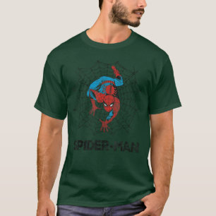 Marvel Comics Retro Classic SpiderMan abgenutzt W T-Shirt