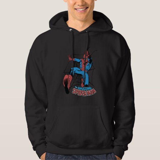 Marvel Comics Spider-Man Webschwingen Hoodie (Vorderseite)