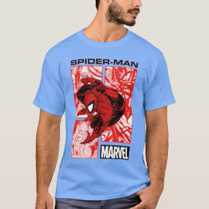 Marvel Comicshe Amazing SpiderMan Vintage Rote Bo T-Shirt