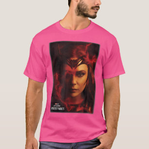 Marvel Doctor Strange 2 Scarlet Hexe Big Face Fla T-Shirt