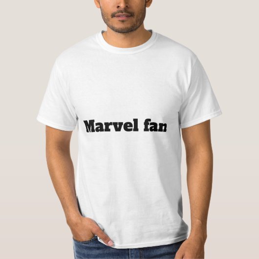 Marvel Fan T-Shirt (Vorderseite)