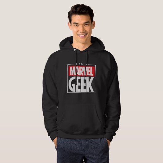 Marvel Geek Hoodie (Vorne ganz)