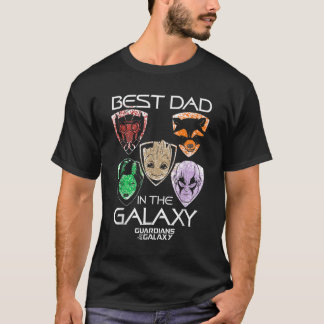 Marvel Guardians Best Vater Vathers Day Graphic T-Shirt