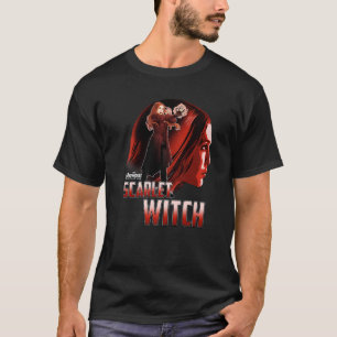 Marvel Infinity War Scarlet Witch Profil Premium T-Shirt