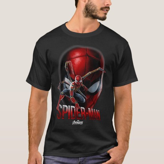 Marvel Infinity War Spider-Man Spiel T-Shirt (Vorderseite)