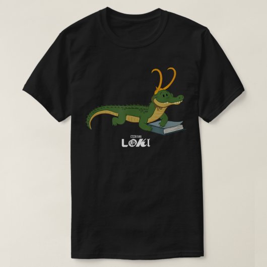 Marvel Loki Alligator Loki Variant Book Reader T-Shirt (Design vorne)