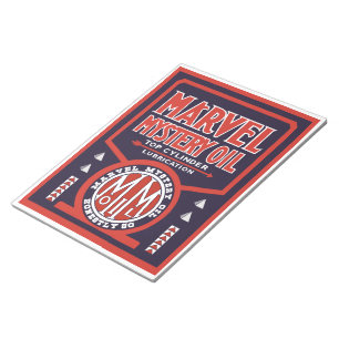 Marvel Mystery Oil Vintage Schild Notizblock