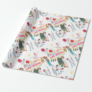 Marvel Nurses, Las Vegas Weihnachtswrapping Paper Geschenkpapier
